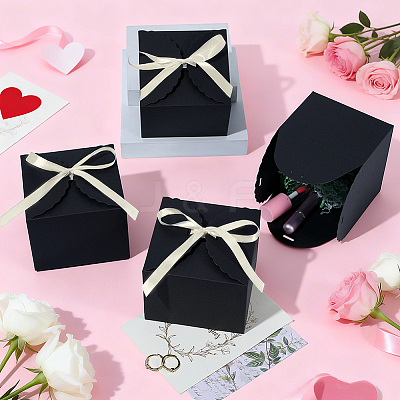 20Pcs Square Folding Paper Gift Boxes CON-PH0003-52B-1