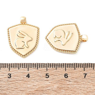 Brass Pendants KK-CBA3EDE-09G-1