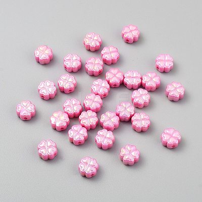 UV Plating Opaque Acrylic Beads LS-SACR-CJC0003-02A-1