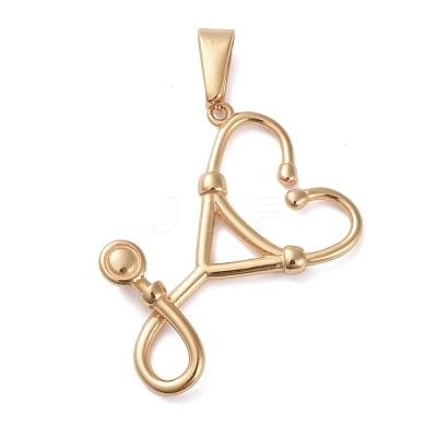 304 Stainless Steel Pendants STAS-I127-091G-1