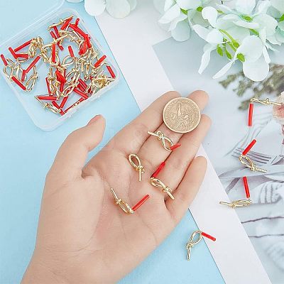 40Pcs Alloy Stud Earring Findings FIND-FH0005-75-1