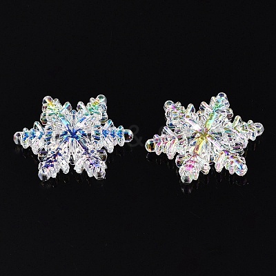 AB Color Transparent Acrylic Chandelier Component Links TACR-T028-25B-1
