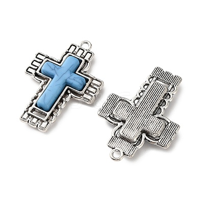 Synthetic Turquoise Pendants GG-XCP0001-02-1