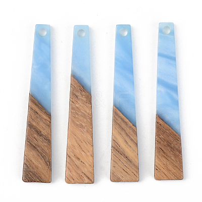 Resin & Walnut Wood Pendants RESI-S389-043A-1