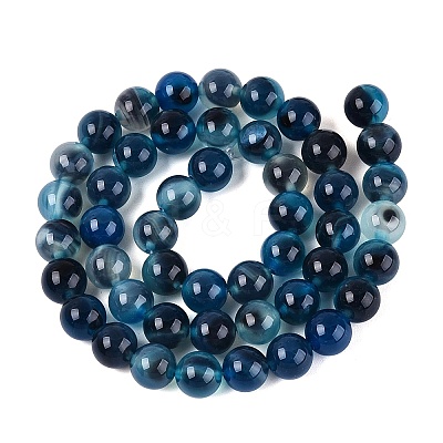 Natural Agate Beads Strands G-Q606-42B-B02-1