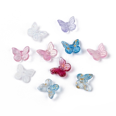 Transparent Glass Charms GLAA-T016-23-1