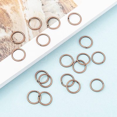 Brass Open Jump Rings JRC10MM-R-1