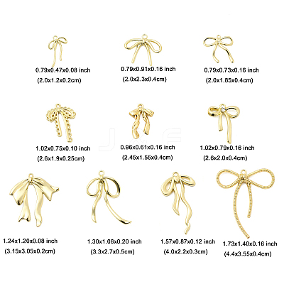 20Pcs 10 Styles Alloy Pendants FIND-FP0002-95-1