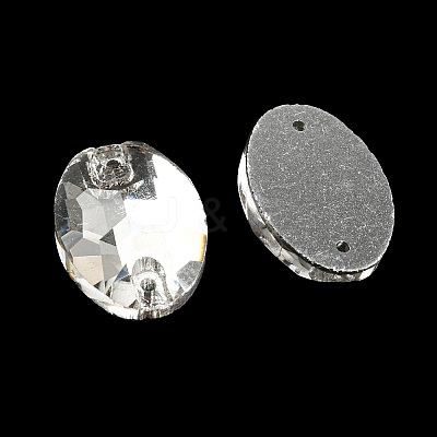 Glass Connector Charms GLAA-A006-17A-1