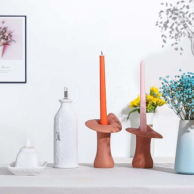 Porcelain Candle Holder CAND-PW0003-005C-01-1