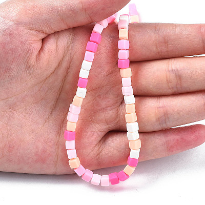 Handmade Polymer Clay Beads Strands X-CLAY-N008-061-09-1
