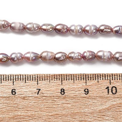 Natural Cultured Freshwater Pearl Beads Strands PEAR-F020-02B-1