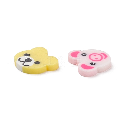 Handmade Polymer Clay Cabochons CLAY-XCP0001-17-1