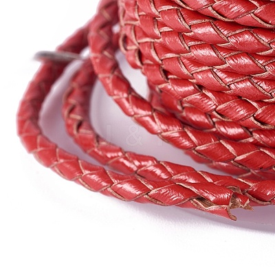 Braided Cowhide Cord WL-I005-A03-1