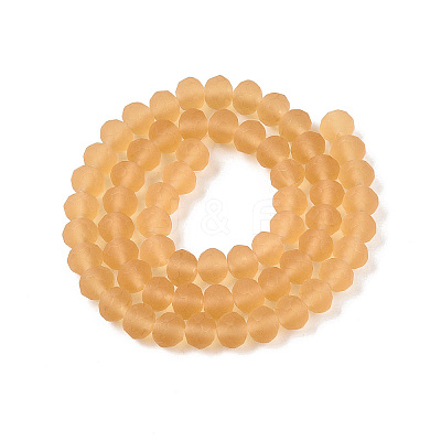 Transparent Glass Beads Strands EGLA-A044-T8mm-MD23-1