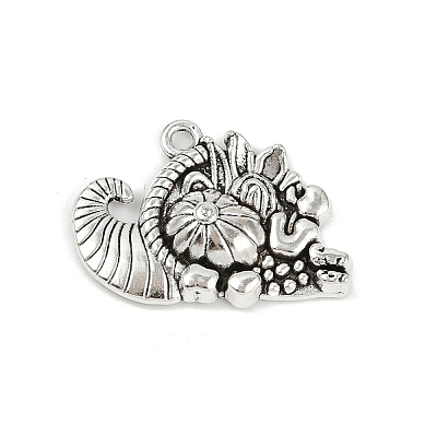 Tibetan Style Alloy Pendants PALLOY-P310-01B-AS-1