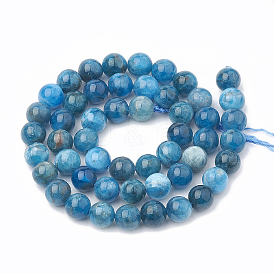 Natural Apatite Beads Strands G-S333-10mm-012-1