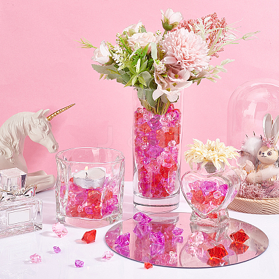 510Pcs 9 Style Transparent Acrylic Beads OACR-GA0001-06-1