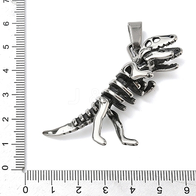 304 Stainless Steel Pendants STAS-D207-04AS-1