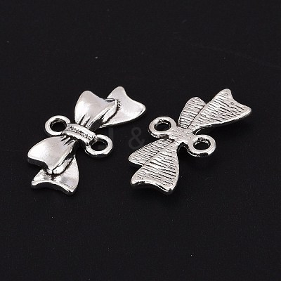 Bowknot Alloy Links connectors LS-EA11930Y-1