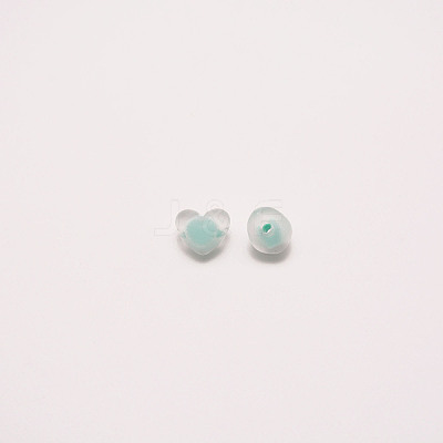 Frosted Transparent Acrylic Beads FACR-CJC0005-02-1