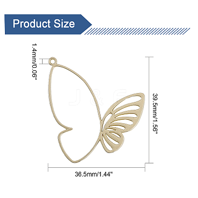 24Pcs Rack Plating Alloy Pendants FIND-CA0007-39-1