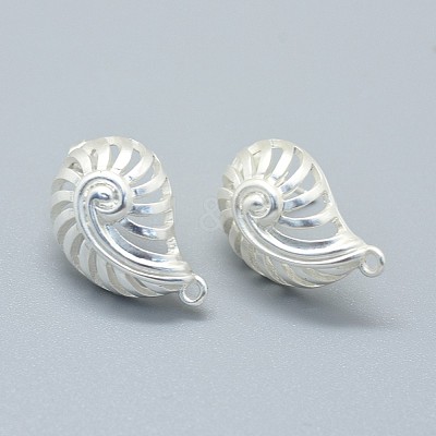 Alloy Stud Earring Findings PALLOY-F255-20MS-1