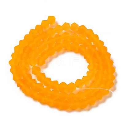 Imitate Austrian Crystal Frosted Glass Beads Strands EGLA-A039-T2mm-MD23-1
