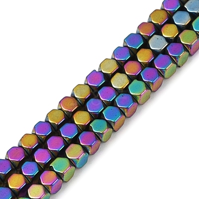 Electroplate Non-magnetic Synthetic Hematite Beads Strands G-I175-09-M-1