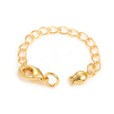 Brass Chain Extender KK-L155-28G-1