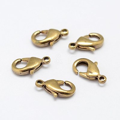 Brass Lobster Claw Clasps KK-P096-07-A-1