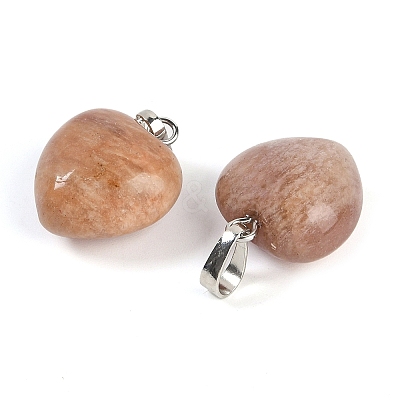 Natural Mixed Stone Pendants G-J386-H-P-1