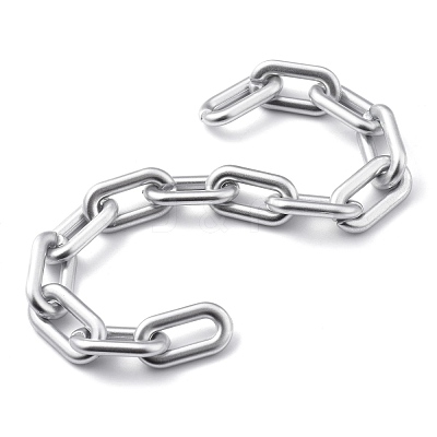 Handmade Spray Painted CCB Plastic Cable Chains AJEW-JB00729-03-1