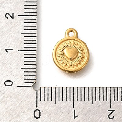 Ion Plating(IP) 304 Stainless Steel Charms STAS-I321-05G-1