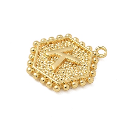 Brass Pendants KK-B126-01G-K-1
