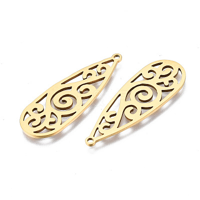 Ion Plating(IP) 201 Stainless Steel Pendants X-STAS-T044-234G-1