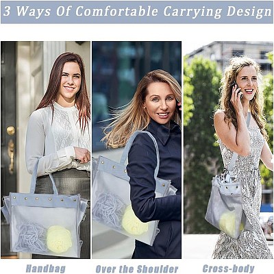 1Pc PVC Shoulder Yarn Storage Bag DIY-CP0011-52A-1