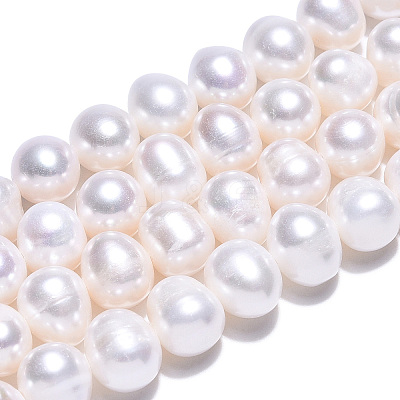 Natural Cultured Freshwater Pearl Beads Strands PEAR-N013-08F-1