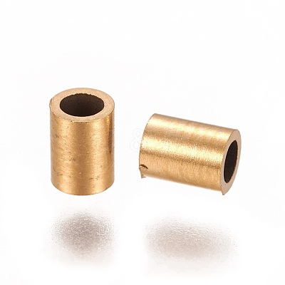 Ion Plating(IP) 304 Stainless Steel Tube Beads STAS-L216-23C-G-1