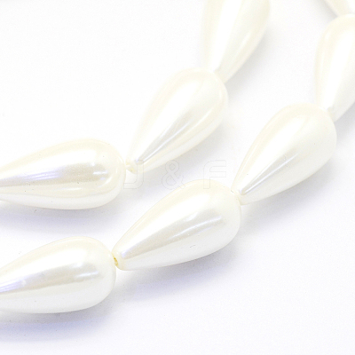 Shell Pearl Beads Strands BSHE-P024-06-1