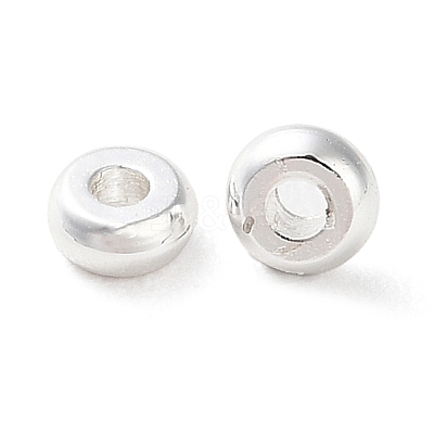 Rack Plating Brass Spacer Beads KKB-I709-02A-S-1