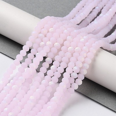 Imitation Jade Glass Beads Strands EGLA-A034-J4mm-MB02-1