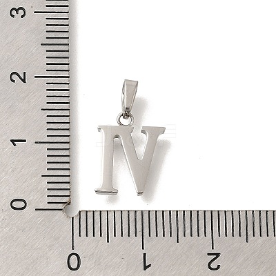 304 Stainless Steel Micro Pave Cubic Zirconia Pendants STAS-H228-02P-06-1