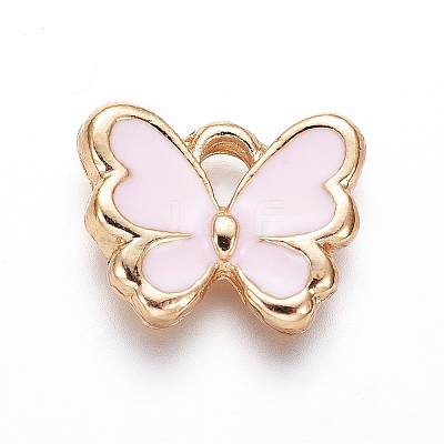 Light Gold Plated Alloy Charms LS-ENAM-L029-06C-1