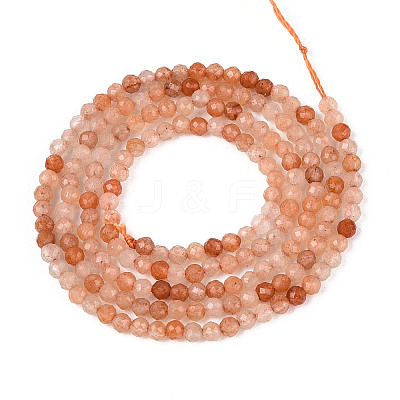 Natural Red Aventurine Beads Strands G-T143-08-1