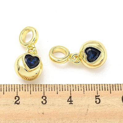 Brass with Cubic Zirconia Pendants FIND-Z023-20A-1