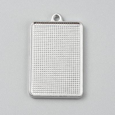 Alloy Pendant Cabochon Settings FIND-TAC0011-116E-1