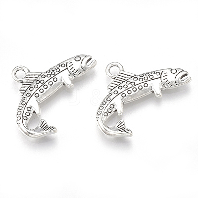 Tibetan Style Alloy Pendants TIBE-S314-34AS-LF-1