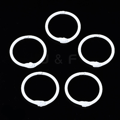 Spray Painted Iron Split Key Rings IFIN-T017-01M-1