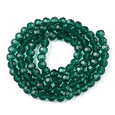 Transparent Glass Beads EGLA-A035-T6mm-D18-1